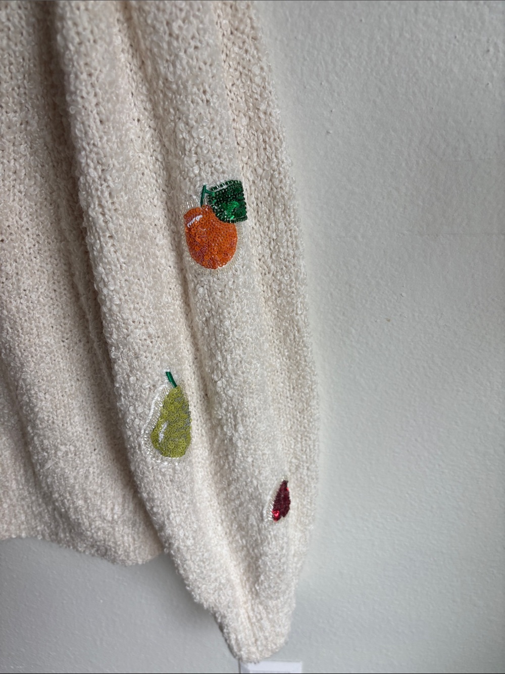 & Other Stories Wool Blend Cozy Fruit Sweater Small - Picture 4 of 9